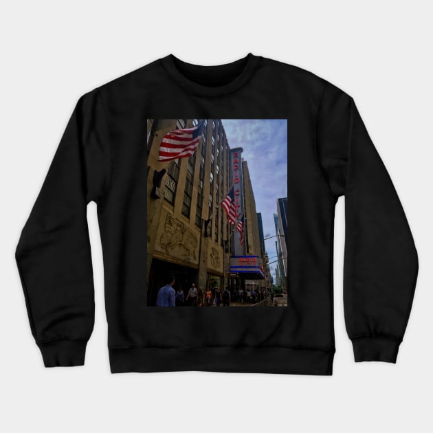 Radio City Music Hall, Manhattan, New York City Crewneck Sweatshirt by eleonoraingrid